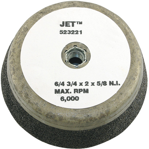 Meule boisseau &agrave; liant de r&eacute;sine, 6" x 2", Arbre 5/8"-11NC, Type 11 Air Extreme Inc.