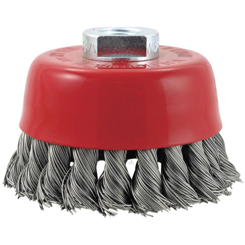 Brosse boisseau &agrave; fils nou&eacute;s torsad&eacute;s haute performance CK3201M14, 3" dia. Air Extreme Inc.