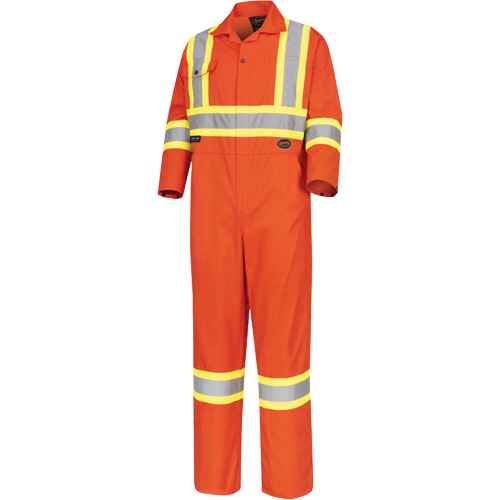 5514T Tall High-Visibility Safety Coveralls, 60, High Visibility Orange Air Extreme Inc.