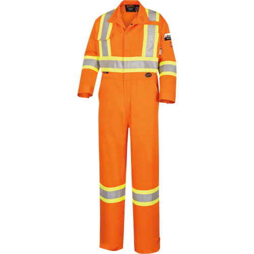 5555 High Visibility FR Rated & Arc Rated Safety Coveralls, Size 36, High Visibility Orange, 11 cal/cm² Air Extreme Inc.