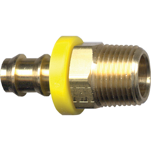 Raccord m&acirc;le de tuyau Grip-Tite, 1/4" x 1/4" dia., Laiton Air Extreme Inc.
