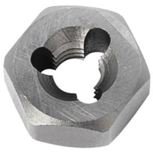 Hexagon Rethreading Bolt Die, 19/32" Dia., 1/4"-28 Thread, Chromium Steel Air Extreme Inc.