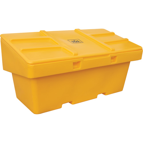 Salt Sand Container SOS, With Hasp, 72" x 36" x 36", 36 cu. Ft., Yellow Air Extreme Inc.