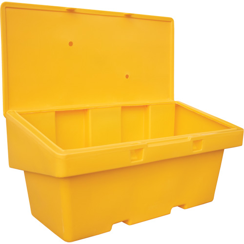 Salt Sand Container SOS, With Hasp, 72" x 36" x 36", 36 cu. Ft., Yellow Air Extreme Inc.