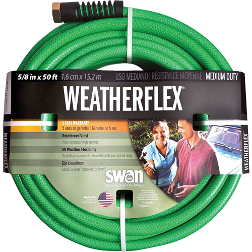 Boyaux d'arrosage pour travaux moyens Weatherflex , Vinyle, 5/8" dia x 50' Air Extreme Inc.
