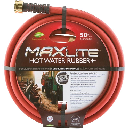 Tuyaux pour eau chaude, Caoutchouc, 5/8" dia. x 50' lo Air Extreme Inc.