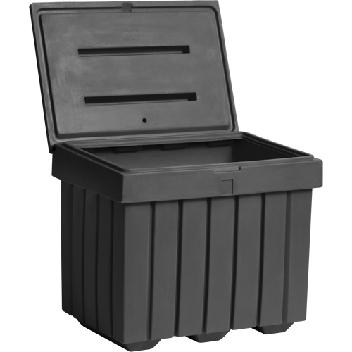 Economy Salt Sand Storage Container, 32" x 23" x 27-1/2", 10 cu. Ft., Grey Air Extreme Inc.