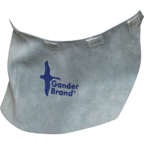 Gander Brand Split Leather Welding Helmet Bib, Pearl Grey Air Extreme Inc.