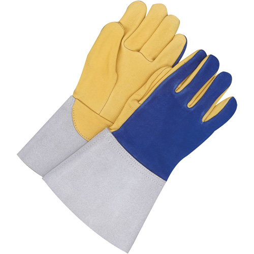 Gants pour soudeur TIG avec poignet de 5,5", Cuir fleur de daim, Taille 10 Air Extreme Inc.