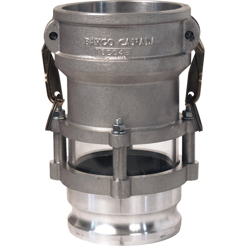 Cam & Groove In-Line Sight Glass Coupler x Adapter Air Extreme Inc.