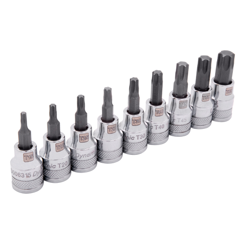 Jeu de douilles standards, Torx, Prise 3/8", 9 mrcx Air Extreme Inc.