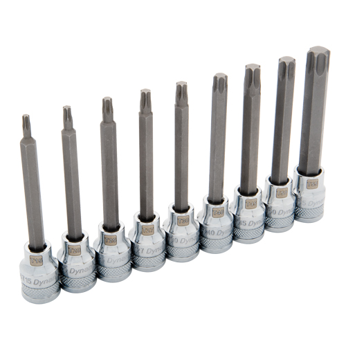 Jeu de douilles longues, Torx, Prise 3/8", 9 mrcx Air Extreme Inc.