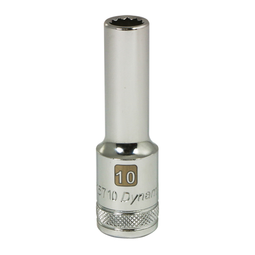 Metric Socket, 10 mm, 1/2" Drive, 12 Points, Deep Air Extreme Inc.