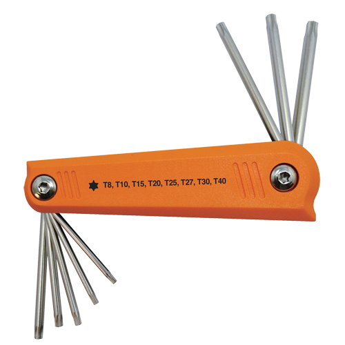 Folding Hex Key Set, 8 Pcs., Torx&reg; Air Extreme Inc.
