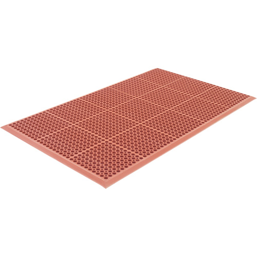 Tapis de s&eacute;rie Competitor, &agrave; fentes, 3' x 5' x 7/8", Orange, Caoutchouc naturel Air Extreme Inc.