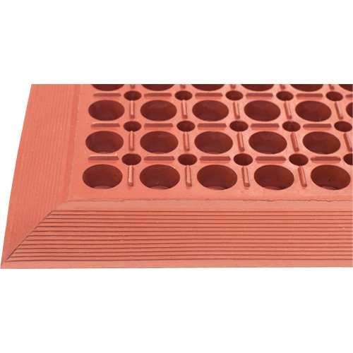 Tapis de s&eacute;rie Competitor, &agrave; fentes, 3' x 5' x 7/8", Orange, Caoutchouc naturel Air Extreme Inc.
