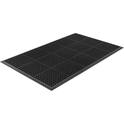 Tapis de s&eacute;rie Competitor, &agrave; fentes, 3' x 5' x 7/8", Noir, Caoutchouc naturel Air Extreme Inc.