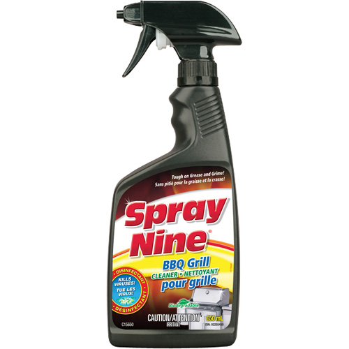 Nettoyant pour grille de BBQ Spray Nine, 650 ml, Bouteille &agrave; g&acirc;chette Air Extreme Inc.