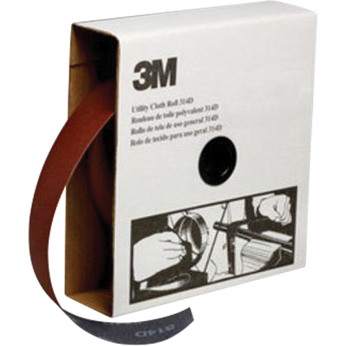 Rouleau de toile abrasive utilitaire, Oxyde d'aluminium, 2" la x 150' lo, Grain P400 Air Extreme Inc.