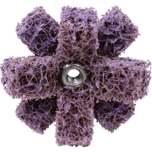 Croix de lustrage BF-XB Scotch-Brite, 1-1/2" dia., Grain Moyen, Oxyde d'aluminium Air Extreme Inc.