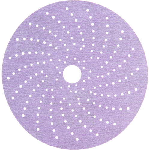 Hookit Purple Clean Sanding Disc, 6" Dia., P240 Grit, Aluminum Oxide, C-Weight Air Extreme Inc.