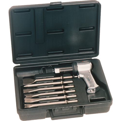 Ensemble de marteau pneumatique de s&eacute;rie lourde, 3 pi³/min, 1/4" NPT, 3000 coups/min, 3/4" x 2-9/32" (19,05 mm x 57,94 mm) Air Extreme Inc.