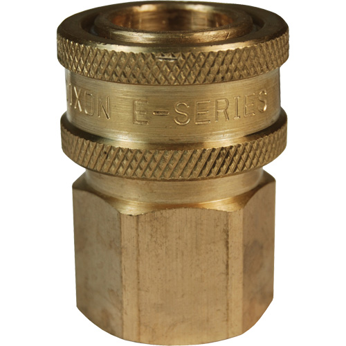DQC E-Series Straight-Through Interchange Coupler, Brass, 3/4", Female NPTF, 1700 PSI Air Extreme Inc.