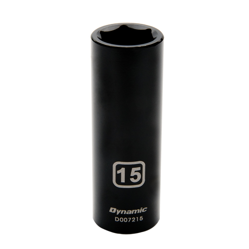 Metric Socket, Impact, 18 mm, 3/8" Drive, 6 Points, Deep Air Extreme Inc.