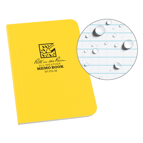 Memo Book, Soft Cover, Yellow, 112 Pages, 3-1/2" W x 5" L Air Extreme Inc.