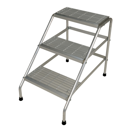 Escabeau en aluminium, 3 marches, 34-9/16" x 22-13/16" x Hauteur 30" Air Extreme Inc.