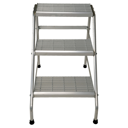 Escabeau en aluminium, 3 marches, 34-9/16" x 22-13/16" x Hauteur 30" Air Extreme Inc.