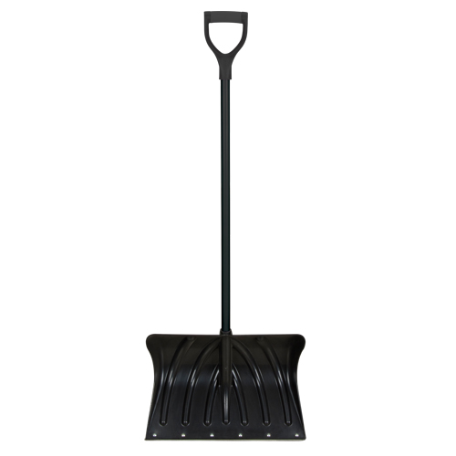 Poly Snow Shovel with Steel Wear Strip, Polypropylene Blade, 19-3/4" Wide, D-Grip Handle, Wearstrip Included Air Extreme Inc.