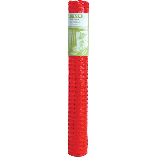 Plastic Snow Fence, 50' L x 4' W, Orange Air Extreme Inc.
