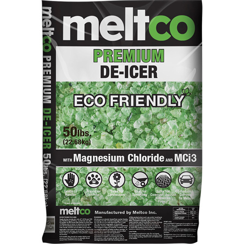 D&eacute;givreur &eacute;cologique de premi&egrave;re qualit&eacute;, Sac, 50 lb (22,7 kg), Point de fonte -25°C (-15°F) Air Extreme Inc.