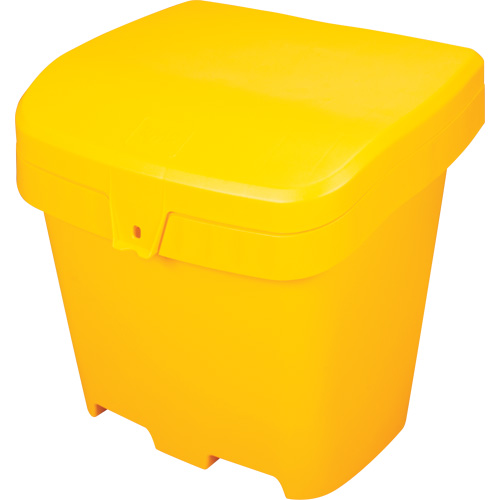 Bacs d'entreposage pour sel & sable, Avec Moraillon, 21" x 27" x 26", 4,24 pi³, Jaune Air Extreme Inc.