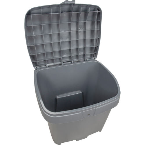 Salt & Sand Storage Bins, With Hasp, 21" x 27" x 26", 4.24 cu. ft., Grey Air Extreme Inc.