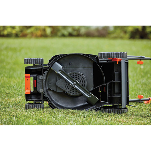 Lawn Mower with Comfort Grip Handle, Push Walk-Behind, Electric, 15" Cutting Width Air Extreme Inc.