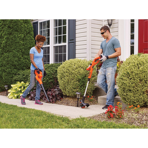 Ensemble combin&eacute; coupe-bordure/taille-bordure et balayeuse pour surfaces rigides Max*, 10", &agrave; pile, 20 V Air Extreme Inc.