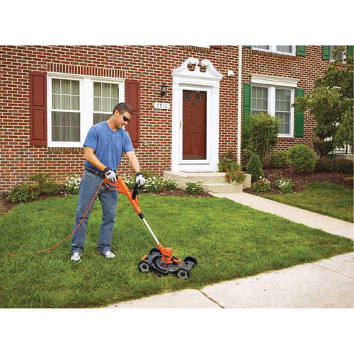 3-in-1 Compact Mower, Push Walk-Behind, Electric, 12" Cutting Width Air Extreme Inc.