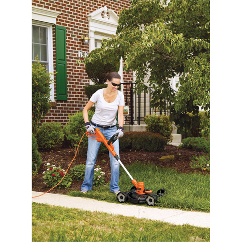 3-in-1 Compact Mower, Push Walk-Behind, Electric, 12" Cutting Width Air Extreme Inc.