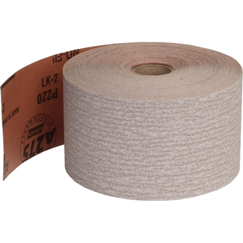 Abrasive No-Fil PSA Paper Roll, Aluminum Oxide, 2-3/4" W x 135' L, 220 Grit Air Extreme Inc.