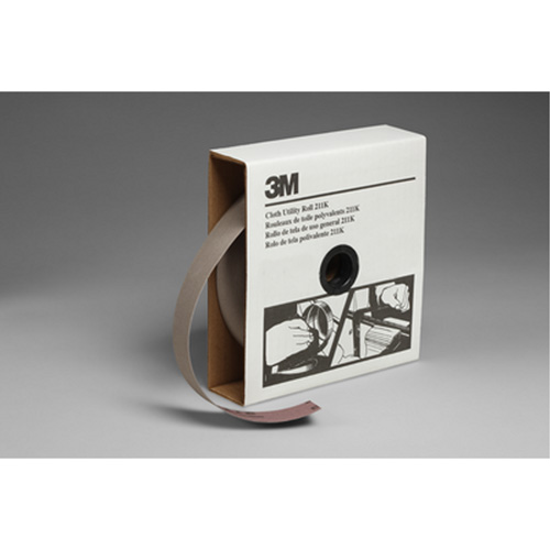 Rouleau de toile abrasive utilitaire 211K, Oxyde d'aluminium, 1-1/2" la x 150' lo, Grain 220 Air Extreme Inc.