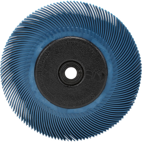 Brosse radiale en soies Scotch-Brite, C&eacute;ramique, Grain 400, 6" dia. Air Extreme Inc.