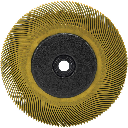 Brosse radiale en soies Scotch-Brite, C&eacute;ramique, Grain 80, 6" dia. Air Extreme Inc.