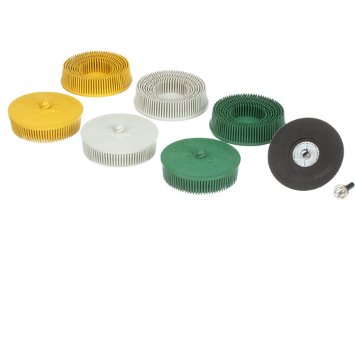 Ensemble de disques en soie Roloc, Oxyde d'aluminium, Grain Plusieurs, 3" dia. Air Extreme Inc.
