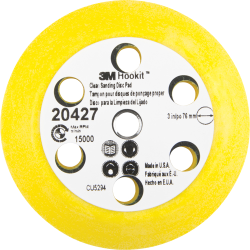 Ensemble pour disque de ponçage net Hookit, dia 3" Air Extreme Inc.