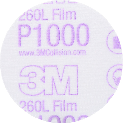 Gold Hookit Disc, 3" Dia., P1000 Grit, Aluminum Oxide, C-Weight Air Extreme Inc.