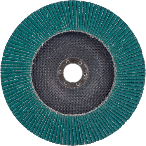Disque &agrave; lamelles 577F, 7" x 5/8"-11, Type 27, Grain 36, Alumine de zirconium Air Extreme Inc.