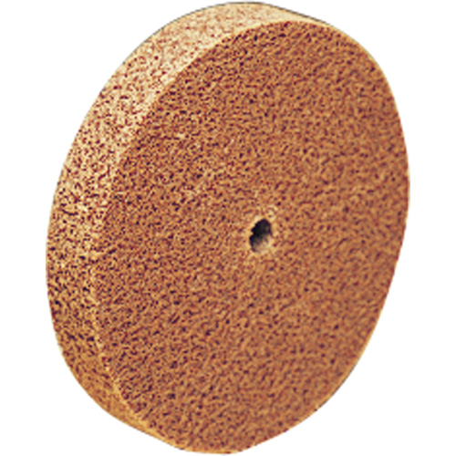 Meule d'abrasion et de polissage unitaris&eacute;e Scotch-Brite, 6" x 1/8", Arbre de 1/2", Grain de Cors&eacute;, Oxyde d'aluminium Air Extreme Inc.