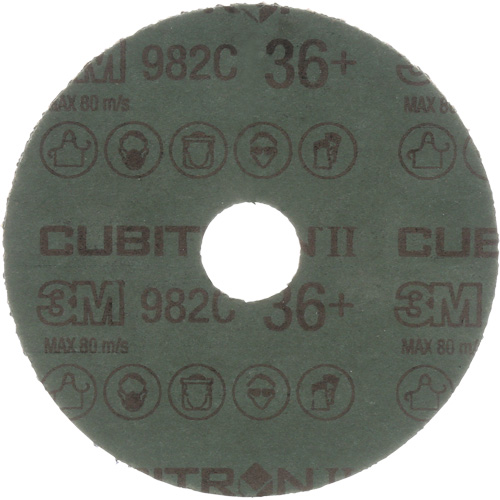Cubitron II Fibre Discs - 982C, Ceramic Grain, 36+, 4-1/2" Dia x 7/8" Arbor Air Extreme Inc.